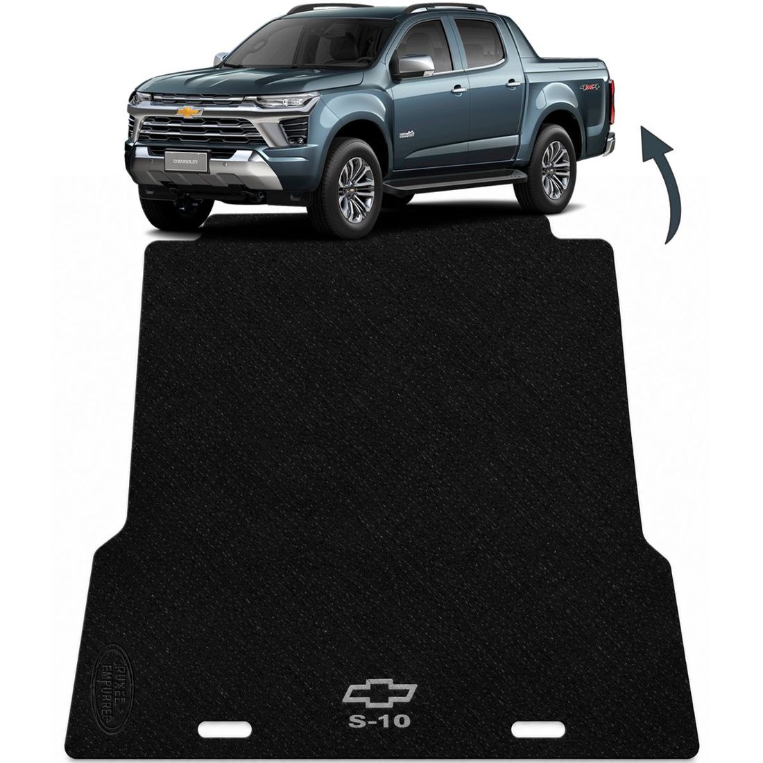 PUXE005 TAPETE PUXE EMPURRE - S10 CABINE DUPLA 2012/2024