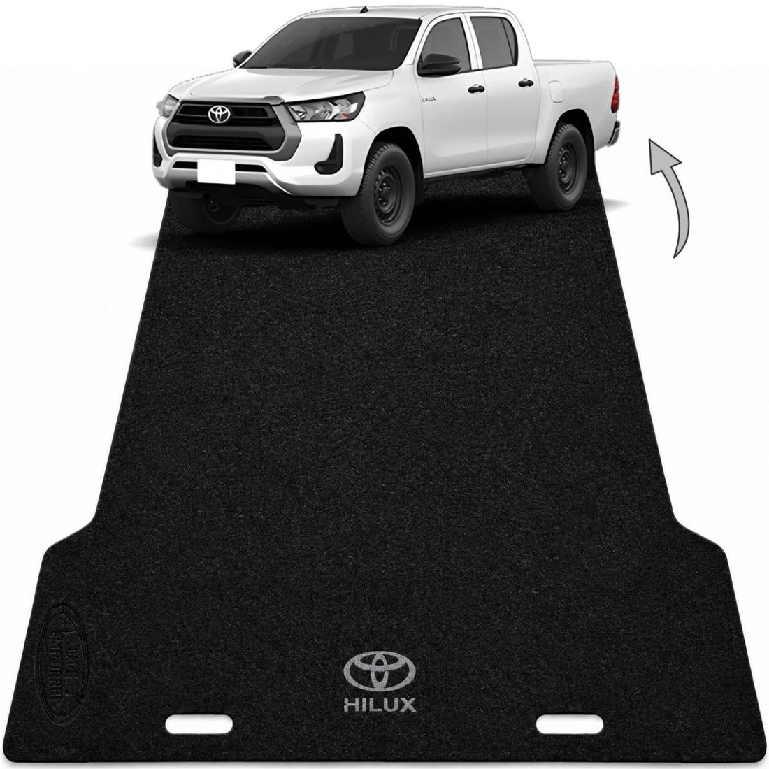 PUXE013 TAPETE PUXE EMPURRE - HILUX CABINE DUPLA 2005/2025