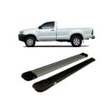ESTRIBO HILUX 05/15 ALUMINIO PRETO